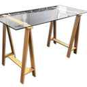 Aspire Glass Desk at online8 furniture store Auckland