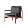 Bailey Leather Armchair Black at online8 furniture store Auckland