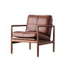 Bailey Leather Armchair - Saddle at online8 furniture store Auckland
