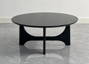 Baobab Round Coffee Table - Black at online8 furniture store Auckland