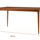 Baur Dining Table - Walnut at online8 furniture store Auckland