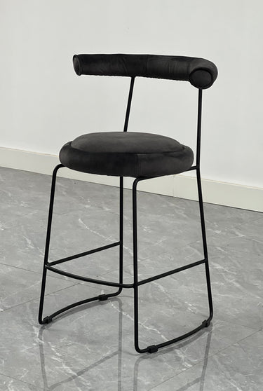 Beret Barstool  - Macau Black at online8 furniture store Auckland