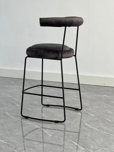 Beret Barstool  - Macau Black at online8 furniture store Auckland