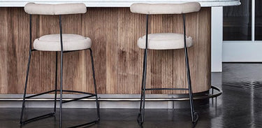 Beret Barstool  - Macau Pearl at online8 furniture store Auckland