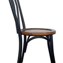 Bistro Dining Chair - Metal/Fir at online8 furniture store Auckland