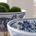Blue and White decorative ceramic bowls Set/2 at online8 furniture store Auckland
