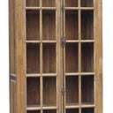 Bookcase with 2 full length doors old pine at online8 furniture store Auckland