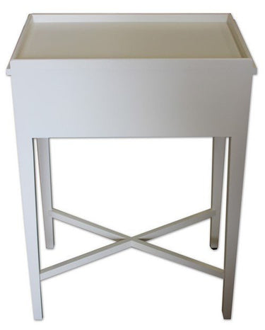 Bordeaux Bedside Table - White Poplar at online8 furniture store Auckland