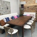 Bosquet double extension dining table -Rustic Medium at online8 furniture store Auckland