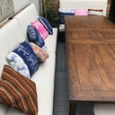 Bosquet double extension dining table -Rustic Medium at online8 furniture store Auckland