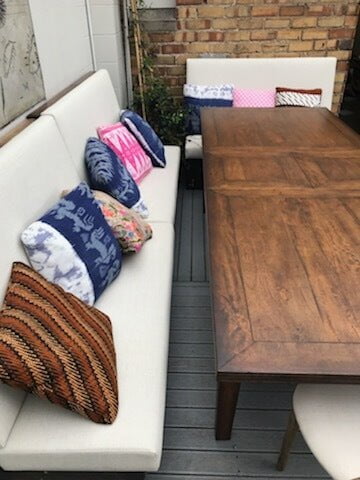 Bosquet double extension dining table -Rustic Medium at online8 furniture store Auckland