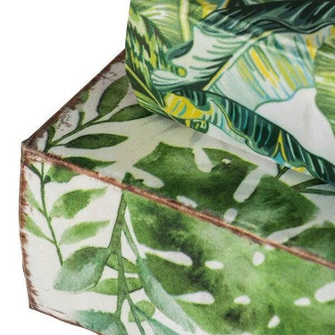 Botanical Green & White Book Boxes at online8 furniture store Auckland