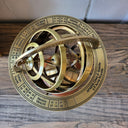 Brass Armillary Globe with Engravings at online8 furniture store Auckland