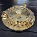 Brass Porthole Barometer 230mm at online8 furniture store Auckland