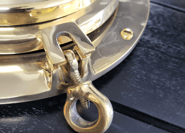 Brass Porthole Barometer 230mm at online8 furniture store Auckland