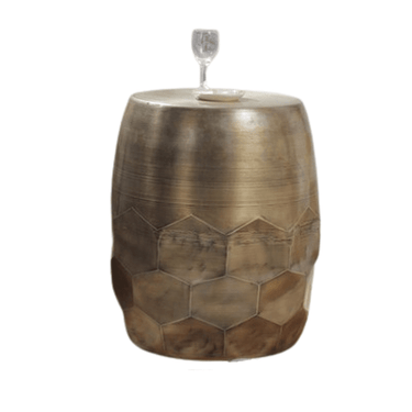 Brass Stool 51cm at online8 furniture store Auckland