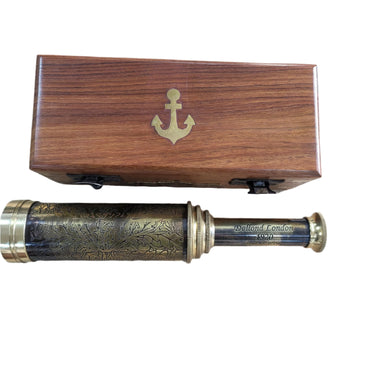 Brass Telescope Decorative at online8 furniture store Auckland