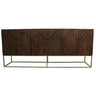 Brooklyn 6 Door Sideboard - Natural at online8 furniture store Auckland