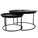Calypso Coffee Table Set/2 -Black at online8 furniture store Auckland