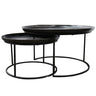 Calypso Coffee Table Set/2 -Black at online8 furniture store Auckland