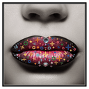 Canvas Art Lips 1 at online8 furniture store Auckland