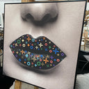 Canvas Art Lips 2 at online8 furniture store Auckland