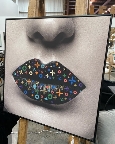 Canvas Art Lips 2 at online8 furniture store Auckland