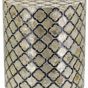 Capiz Black & Cream  Side Table | Accent Stool at online8 furniture store Auckland