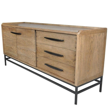 Carlton 2 Door 3 Drawer Sideboard - Natural at online8 furniture store Auckland