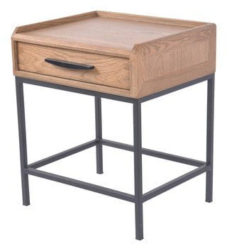 Carlton Bedside Table 1 Drawer at online8 furniture store Auckland