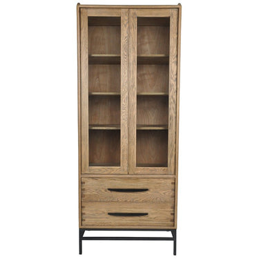Carlton Cupboard with Glass Doors | Display Cabinet at online8 furniture store Auckland