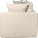 Chalet 2 Seater Slip Cover Sofa - Salt & Pepper at online8 furniture store Auckland