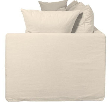 Chalet 2 Seater Slip Cover Sofa - Salt & Pepper at online8 furniture store Auckland