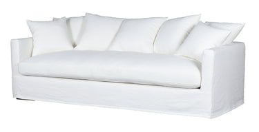 Chalet 3 Seater Slip Cover Sofa- Cloud at online8 furniture store Auckland