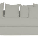Chalet 3 Seater Slip Cover Sofa- Pastel Grey at online8 furniture store Auckland