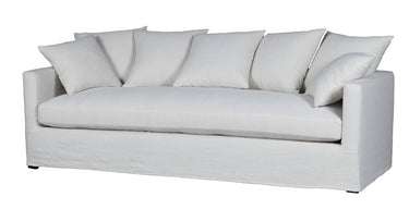 Chalet 3 Seater Slip Cover Sofa- Salt & Pepper at online8 furniture store Auckland