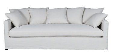 Chalet 3 Seater Slip Cover Sofa- Salt & Pepper at online8 furniture store Auckland