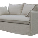 Chantilly 2-Seater Slip Cover Sofa - Salt & Pepper at online8 furniture store Auckland