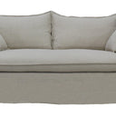 Chantilly 2-Seater Slip Cover Sofa - Salt & Pepper at online8 furniture store Auckland