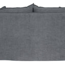 Chantilly 2 Seater Slipcover Sofa - Dark Grey at online8 furniture store Auckland