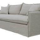 Chantilly 3-Seater Slip Cover Sofa - Salt & Pepper at online8 furniture store Auckland