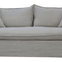 Chantilly 3-Seater Slip Cover Sofa - Salt & Pepper at online8 furniture store Auckland