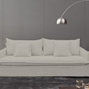 Chantilly 3-Seater Slip Cover Sofa - Salt & Pepper at online8 furniture store Auckland