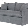 Chantilly 3 Seater Slipcover Sofa - Dark Grey at online8 furniture store Auckland
