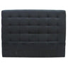 Black Headboard Linen Super King at online8 furniture store Auckland