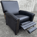 Chatswood Recliner Chair - Belon Black at online8 furniture store Auckland