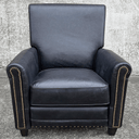 Chatswood Recliner Chair - Belon Black at online8 furniture store Auckland