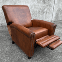 Chatswood Recliner Chair - Vintage Cigar at online8 furniture store Auckland