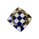 Checked Design Vases With Lid Set of 2 at online8 furniture store Auckland