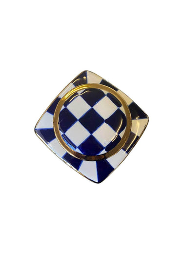 Checked Design Vases With Lid Set of 2 at online8 furniture store Auckland